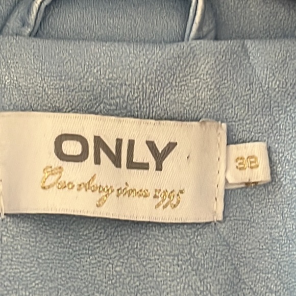 Only faux Leather Biker jacket sz M - Picture 7 of 7